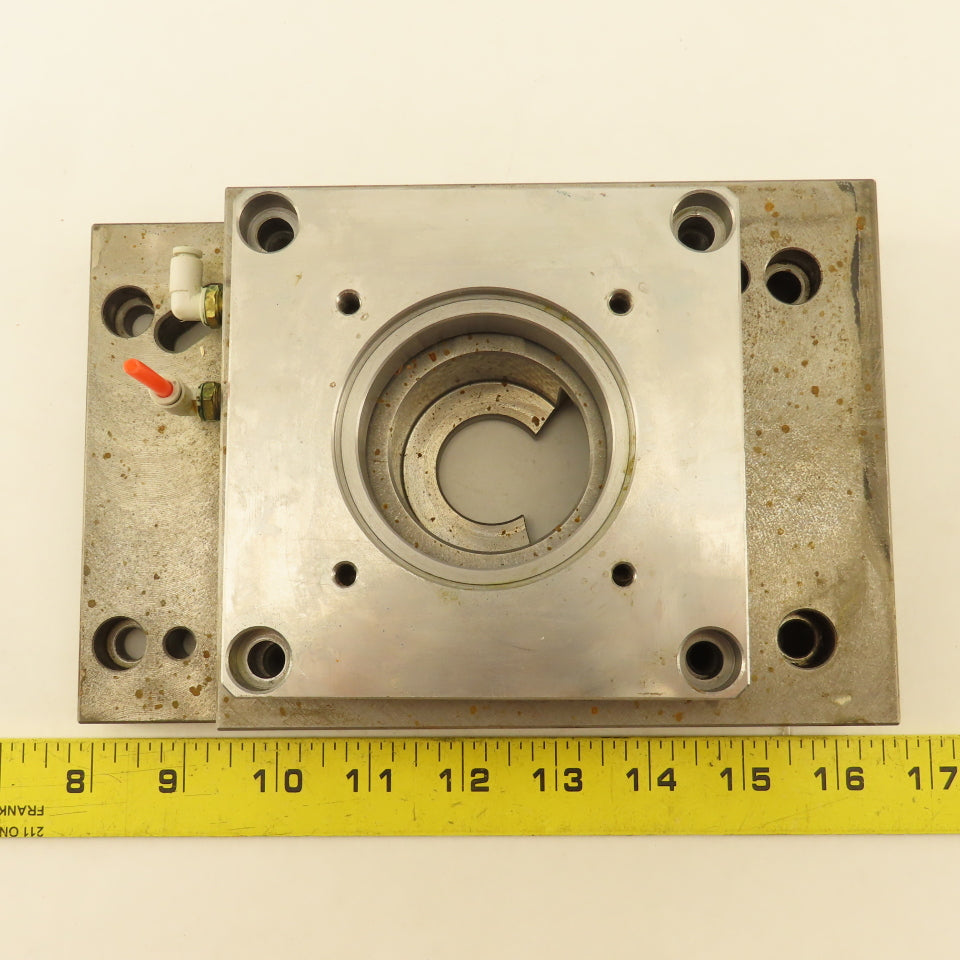 Nikken 5AX130 CNC Tilt Indexing Table Motor Flange Air Clamp Base Lot of 2