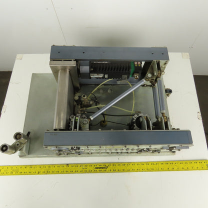 2" Wide x 24" Long Adjustable Material Pinch Servo Drive Feed Belt Conveyor