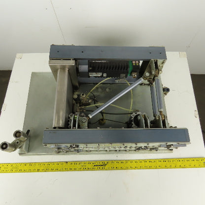 2" Wide x 24" Long Adjustable Material Pinch Servo Drive Feed Belt Conveyor