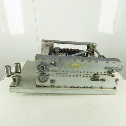 2" Wide x 24" Long Adjustable Material Pinch Servo Drive Feed Belt Conveyor