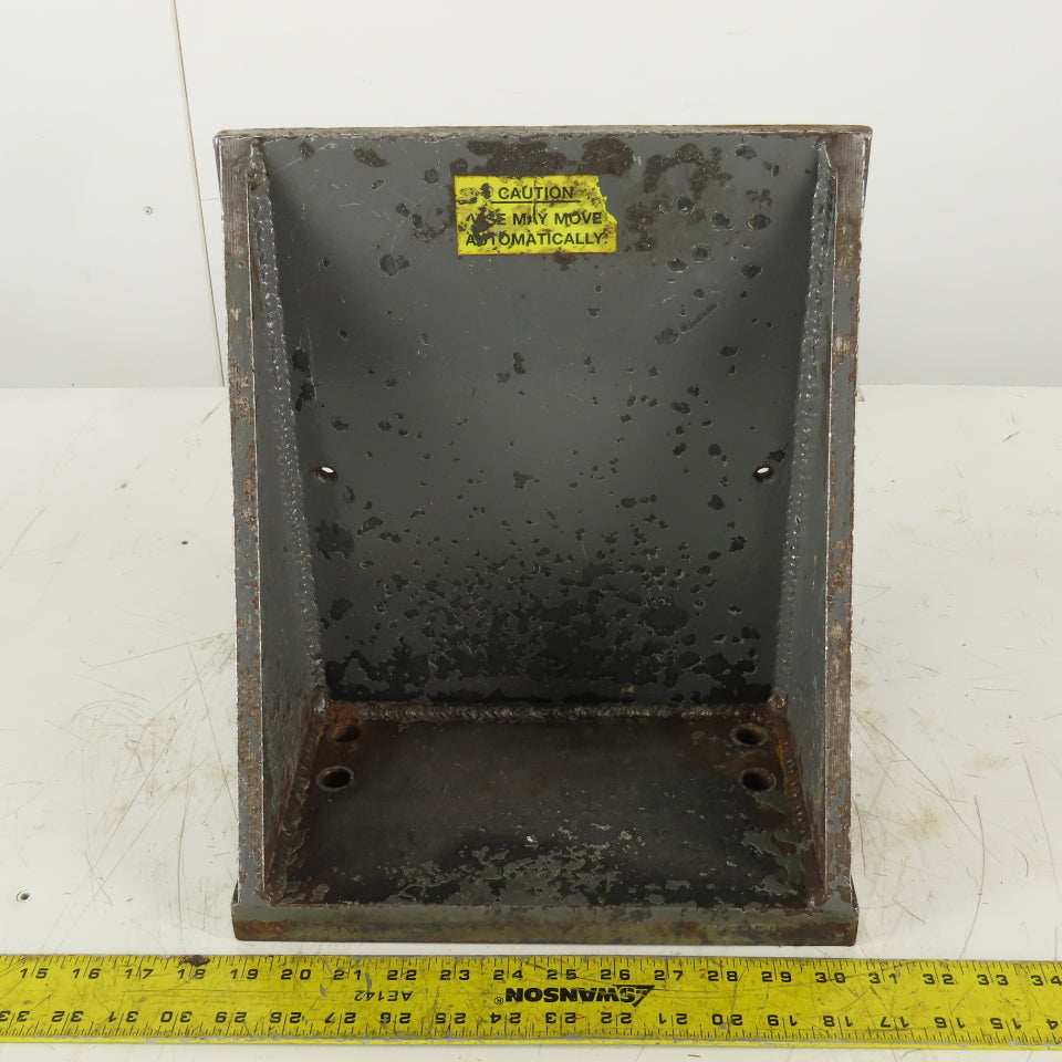 HE&M Work Holding Clamping Rear Vice Jaw From a Horizontal Pivot Band Saw