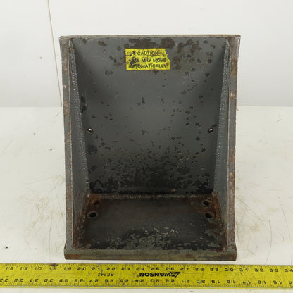 HE&M Work Holding Clamping Rear Vice Jaw From a Horizontal Pivot Band Saw