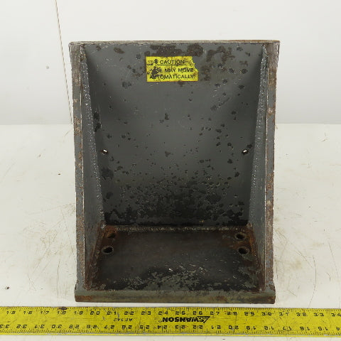 HE&M Work Holding Clamping Rear Vice Jaw From a Horizontal Pivot Band Saw