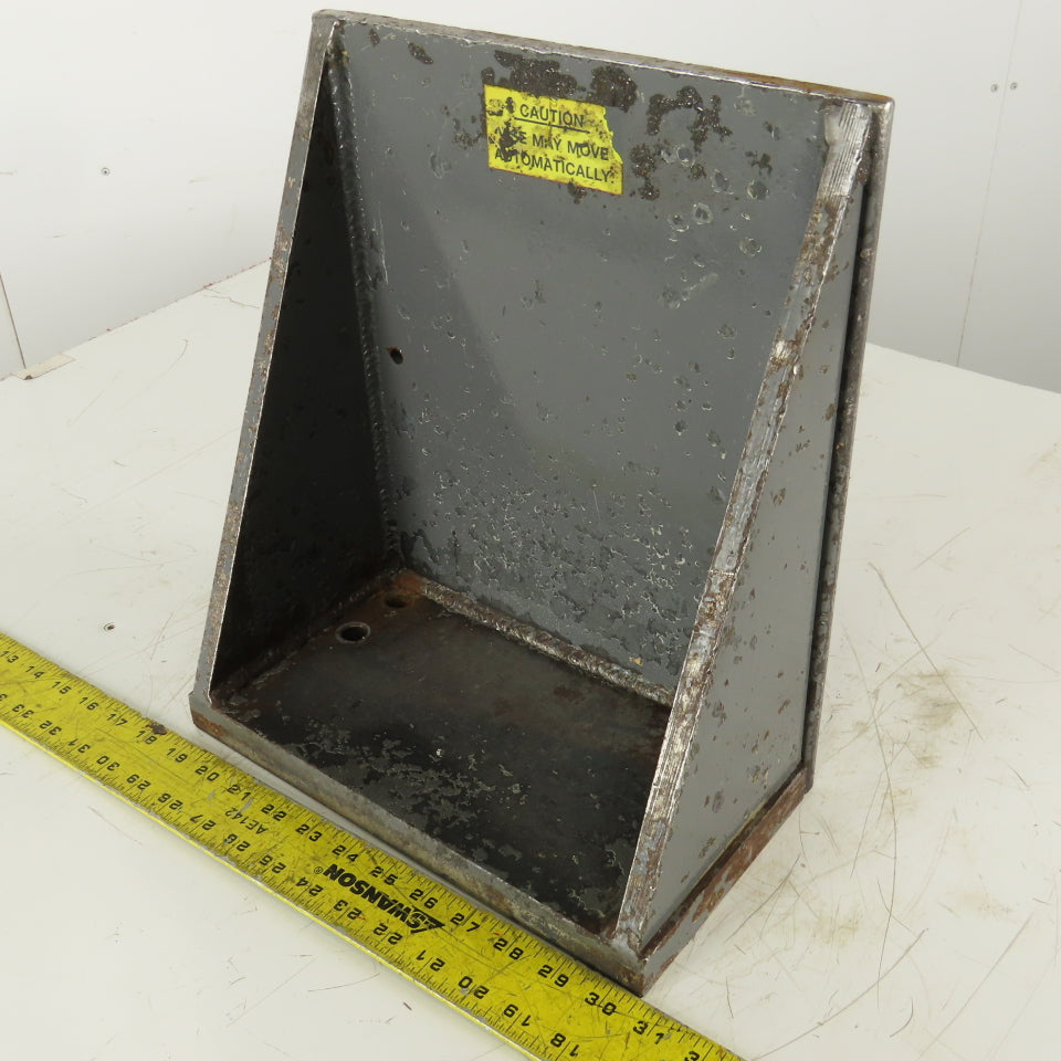 HE&M Work Holding Clamping Rear Vice Jaw From a Horizontal Pivot Band Saw