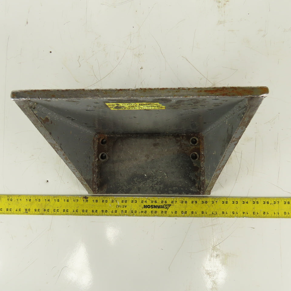 HE&M Work Holding Clamping Rear Vice Jaw From a Horizontal Pivot Band Saw