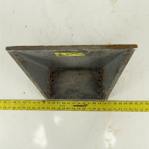 HE&M Work Holding Clamping Rear Vice Jaw From a Horizontal Pivot Band Saw