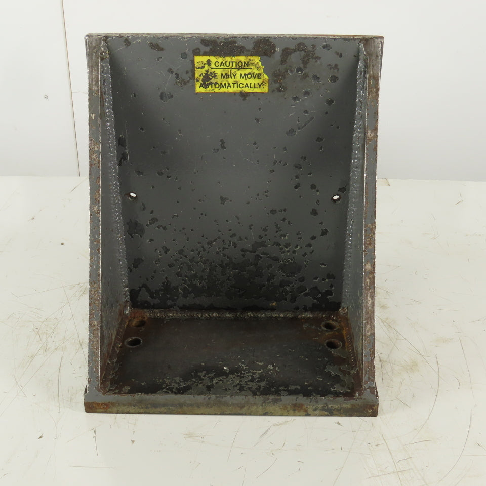 HE&M Work Holding Clamping Rear Vice Jaw From a Horizontal Pivot Band Saw