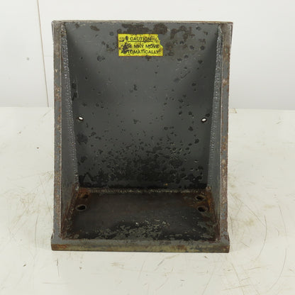 HE&M Work Holding Clamping Rear Vice Jaw From a Horizontal Pivot Band Saw
