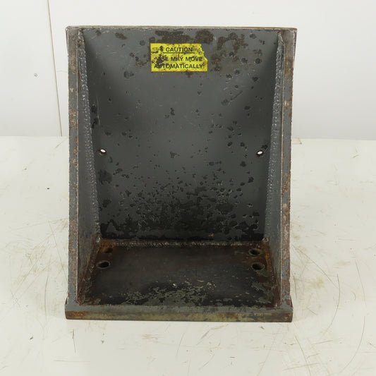HE&M Work Holding Clamping Rear Vice Jaw From a Horizontal Pivot Band Saw