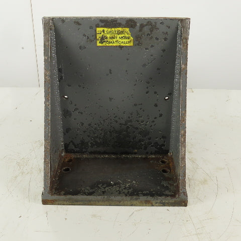 HE&M Work Holding Clamping Rear Vice Jaw From a Horizontal Pivot Band Saw