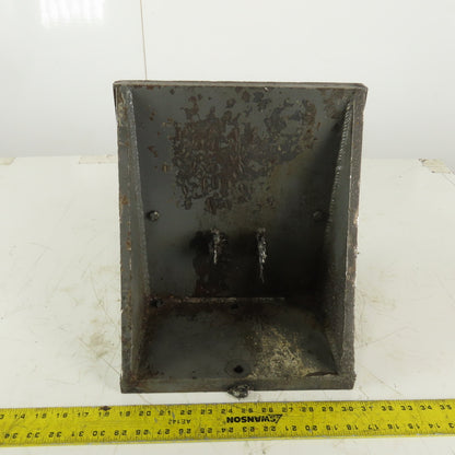 HE&M Work Holding Clamping Front Vice Jaw From a Horizontal Pivot Band Saw