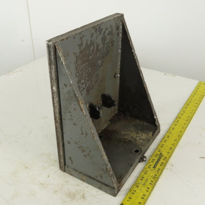 HE&M Work Holding Clamping Front Vice Jaw From a Horizontal Pivot Band Saw