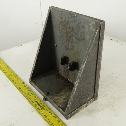 HE&M Work Holding Clamping Front Vice Jaw From a Horizontal Pivot Band Saw