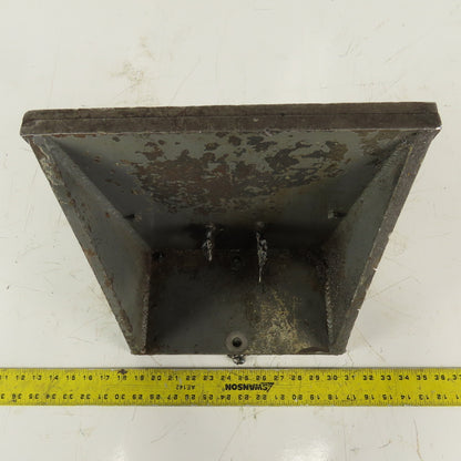 HE&M Work Holding Clamping Front Vice Jaw From a Horizontal Pivot Band Saw