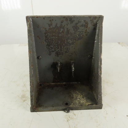 HE&M Work Holding Clamping Front Vice Jaw From a Horizontal Pivot Band Saw