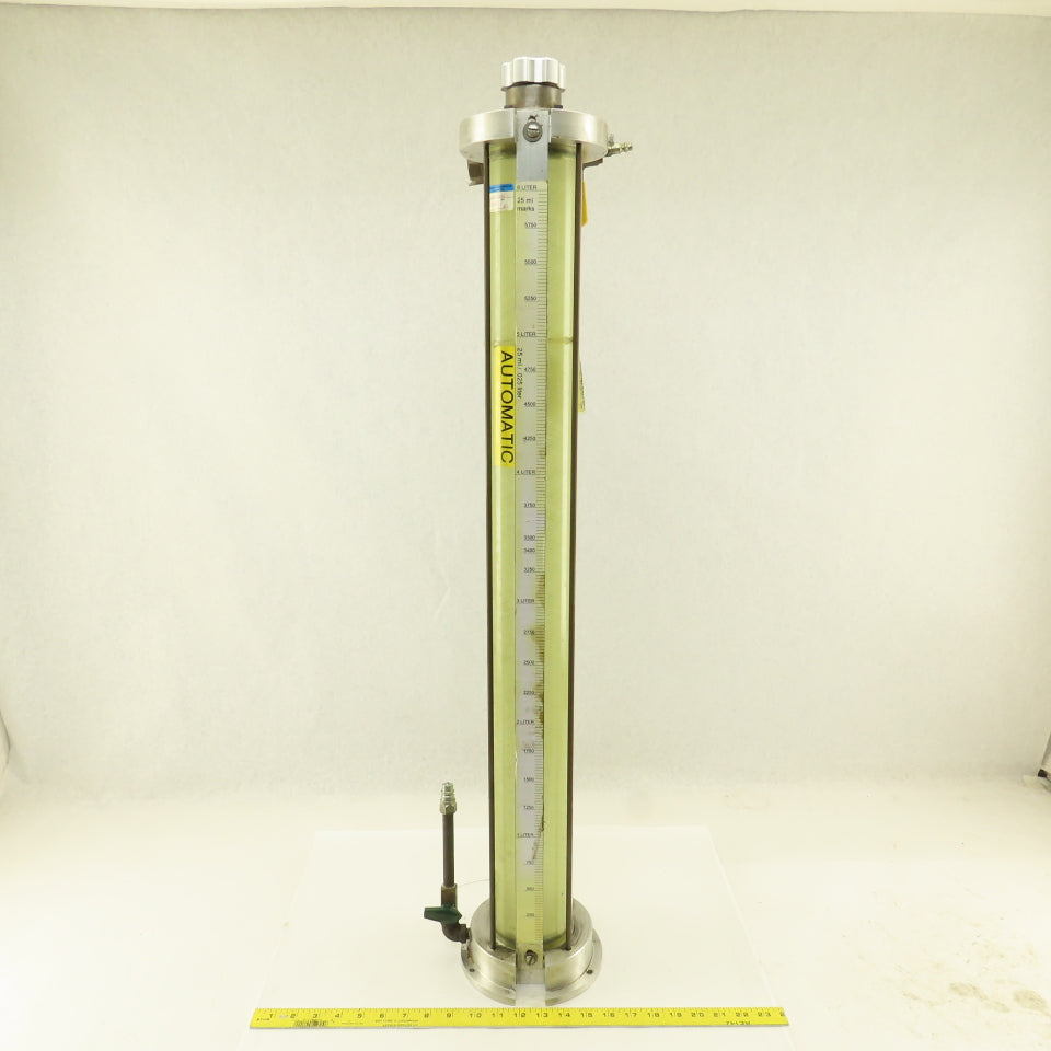 6 Liter Liquid Dosing Calibration Column 25ML 4" x 35-1/2"