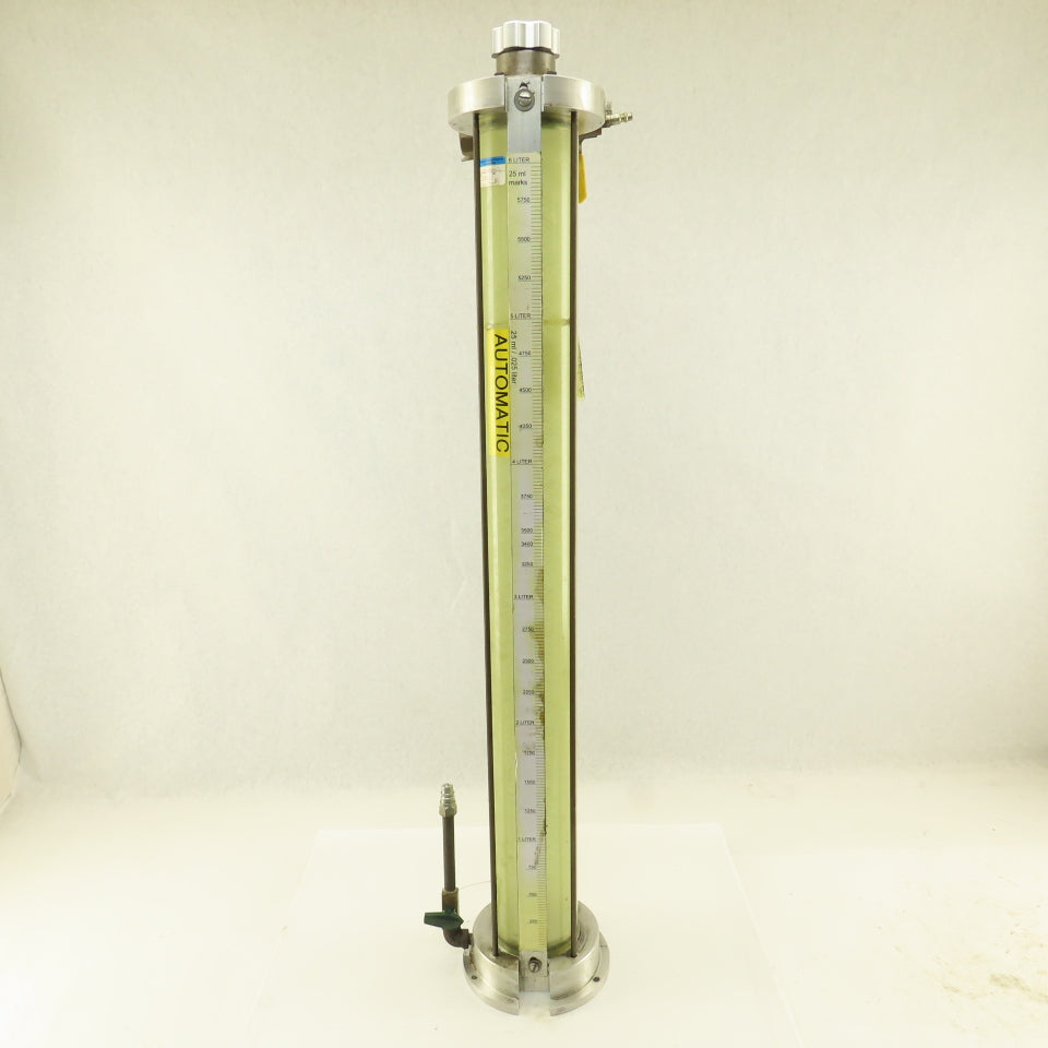 6 Liter Liquid Dosing Calibration Column 25ML 4" x 35-1/2"