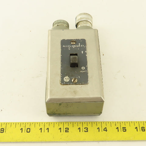 Allen Bradley 600-TQX5 Manual Machine Starter Switch Killark FSS-1 Enclosure