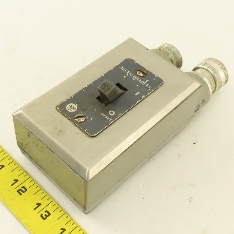 Allen Bradley 600-TQX5 Manual Machine Starter Switch Killark FSS-1 Enclosure