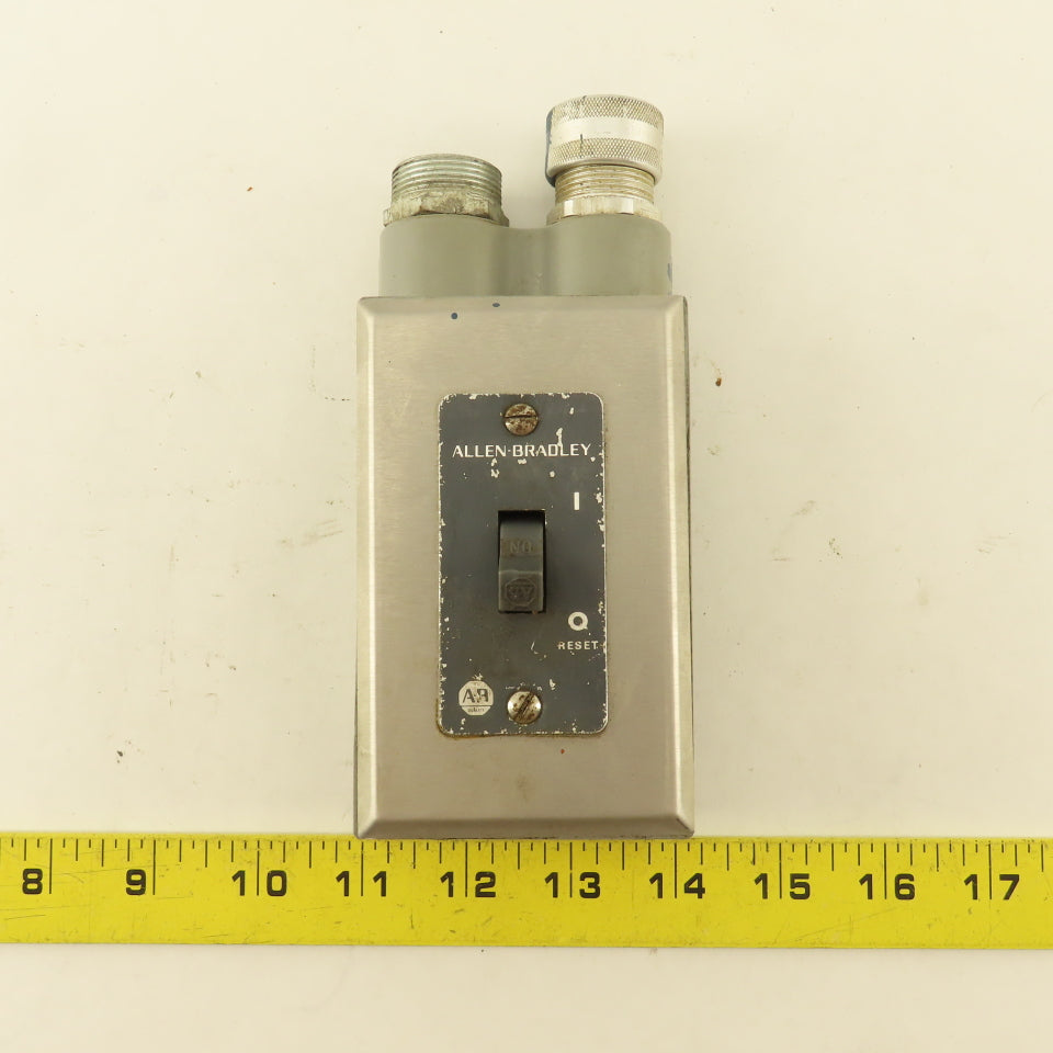 Allen Bradley 600-TQX5 Manual Machine Starter Switch Killark FSS-1 Enclosure