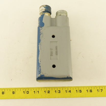 Allen Bradley 600-TQX5 Manual Machine Starter Switch Killark FSS-1 Enclosure
