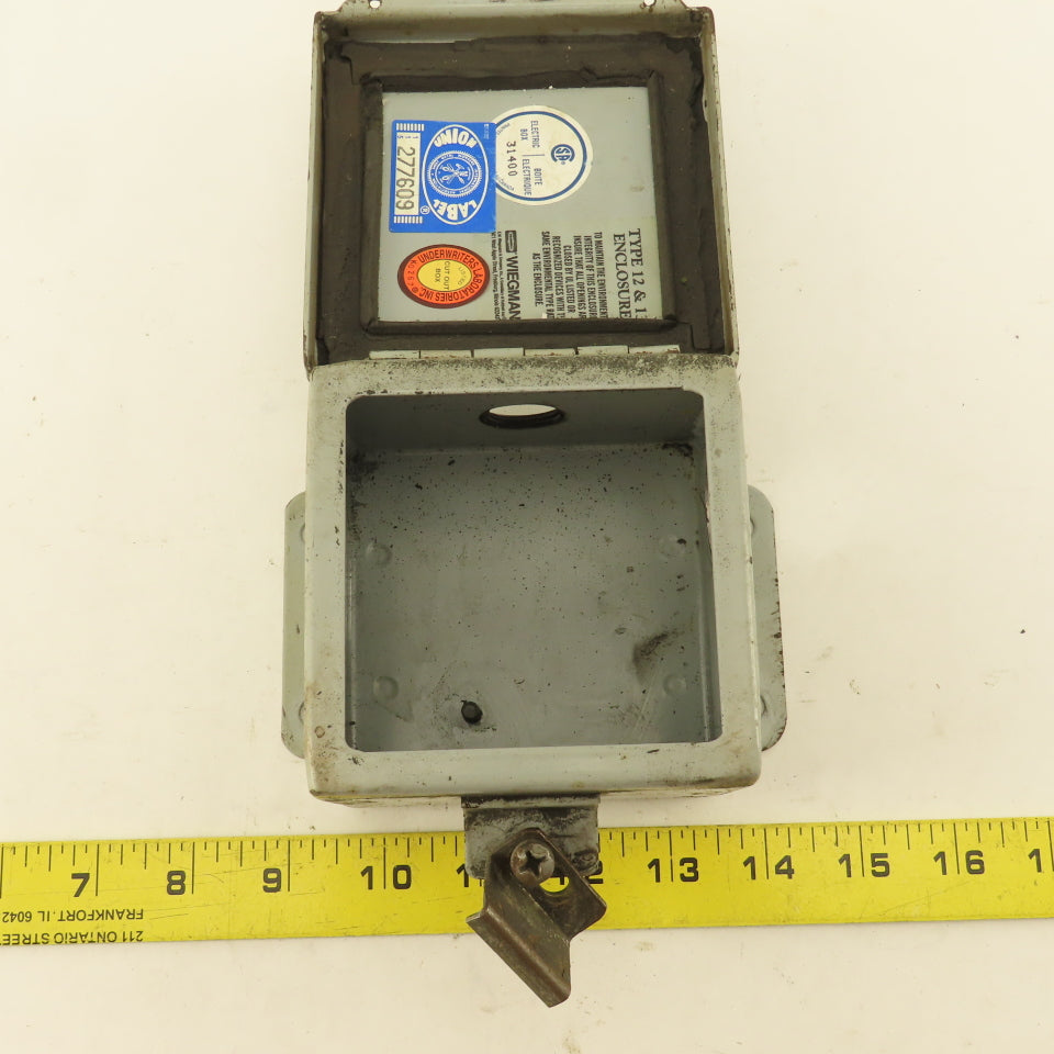 Wiegmann 4" x 4" x 3" Type 12,13 Electrical Enclosure