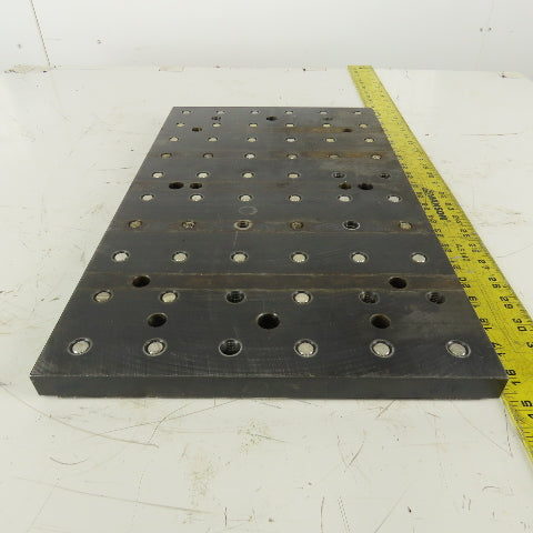 12"x20"x1" Thick  Blanchard Ground Steel Plate W/Grid