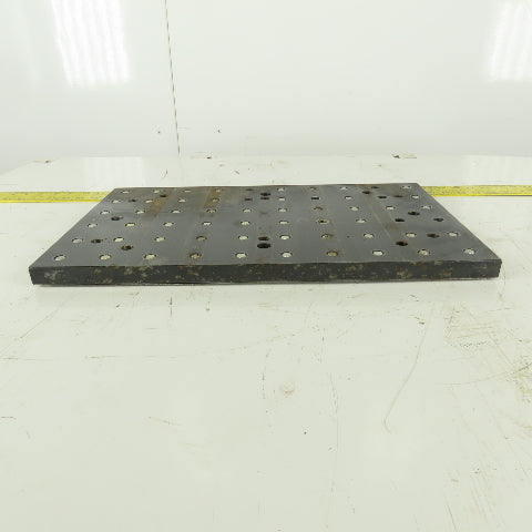 12"x20"x1" Thick  Blanchard Ground Steel Plate W/Grid