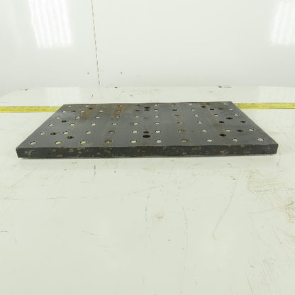 12"x20"x1" Thick  Blanchard Ground Steel Plate W/Grid