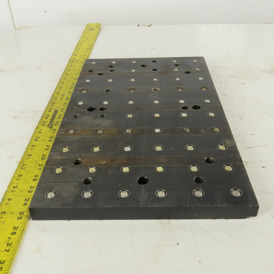 12"x20"x1" Thick  Blanchard Ground Steel Plate W/Grid