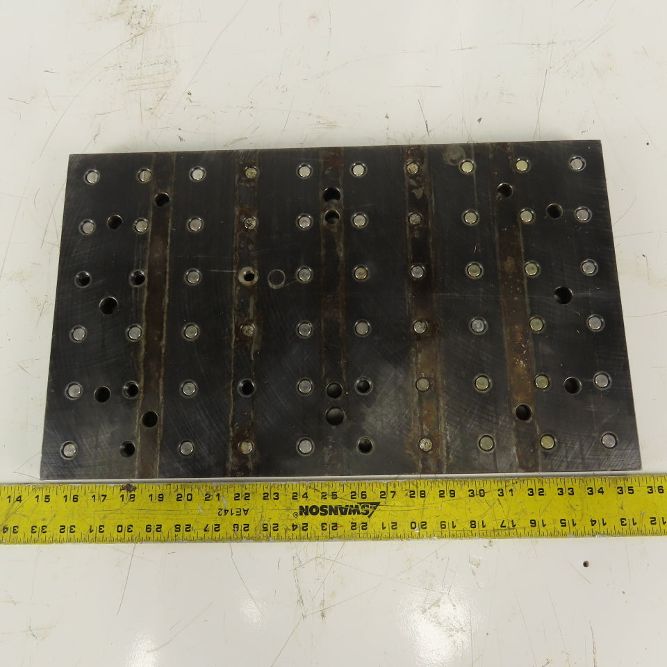 12"x20"x1" Thick  Blanchard Ground Steel Plate W/Grid