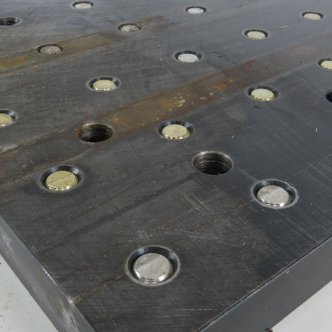12"x20"x1" Thick  Blanchard Ground Steel Plate W/Grid