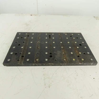 12"x20"x1" Thick  Blanchard Ground Steel Plate W/Grid