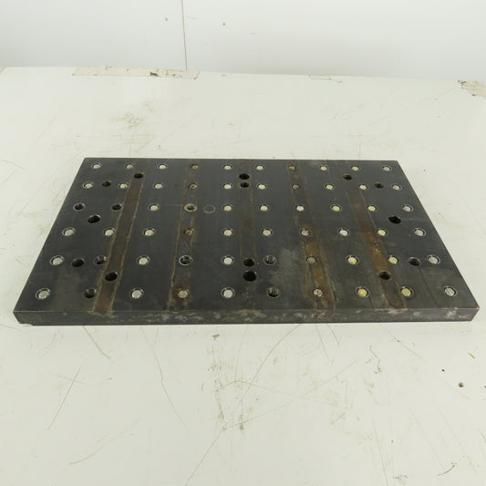 12"x20"x1" Thick  Blanchard Ground Steel Plate W/Grid