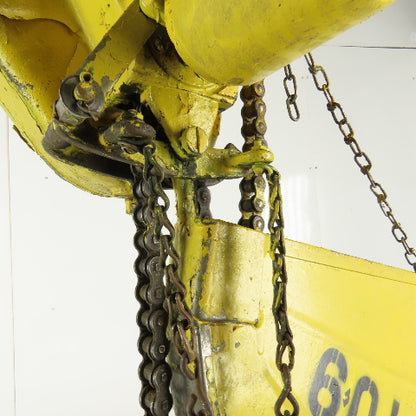 Budgit 112711 500LB 16 FPM 12' Lift Electric Roller Chain Hoist 440V 3 Phase