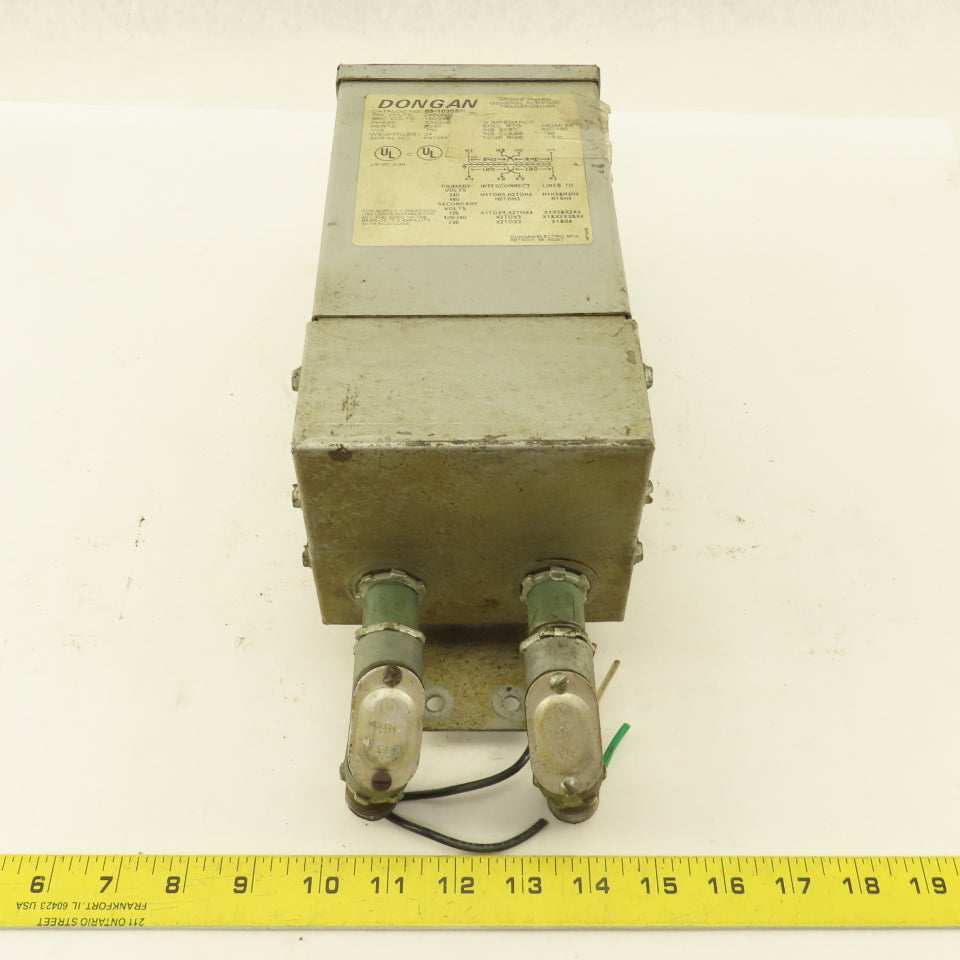 Dongan 85-1030SH 240/480V Pri .750kVA 120/240V Sec. Single Phase Transformer 1Ph