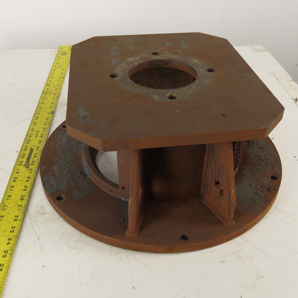 Electric Motor Hydraulic Pump Mounting Flange Adapter 6" Pump pilot 8" OAL