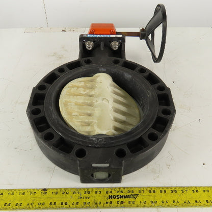 Hayward 10" PPL Butterfly Valve 150 PSI W/Hand wheel