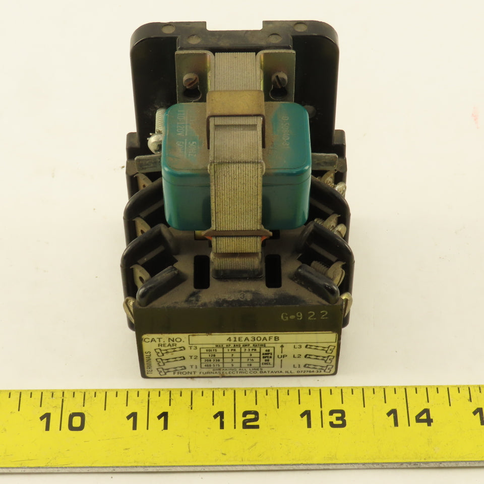 Furnas 41EA30AFB 600V 10Hp Contactor 110/120V Coil