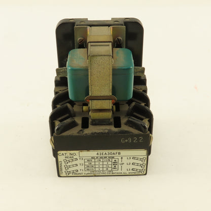 Furnas 41EA30AFB 600V 10Hp Contactor 110/120V Coil