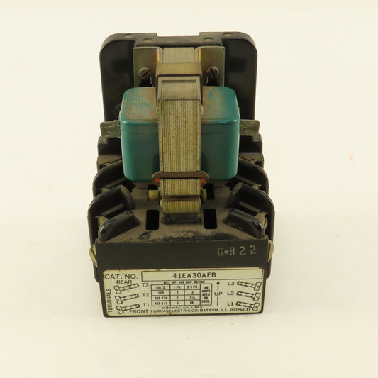 Furnas 41EA30AFB 600V 10Hp Contactor 110/120V Coil