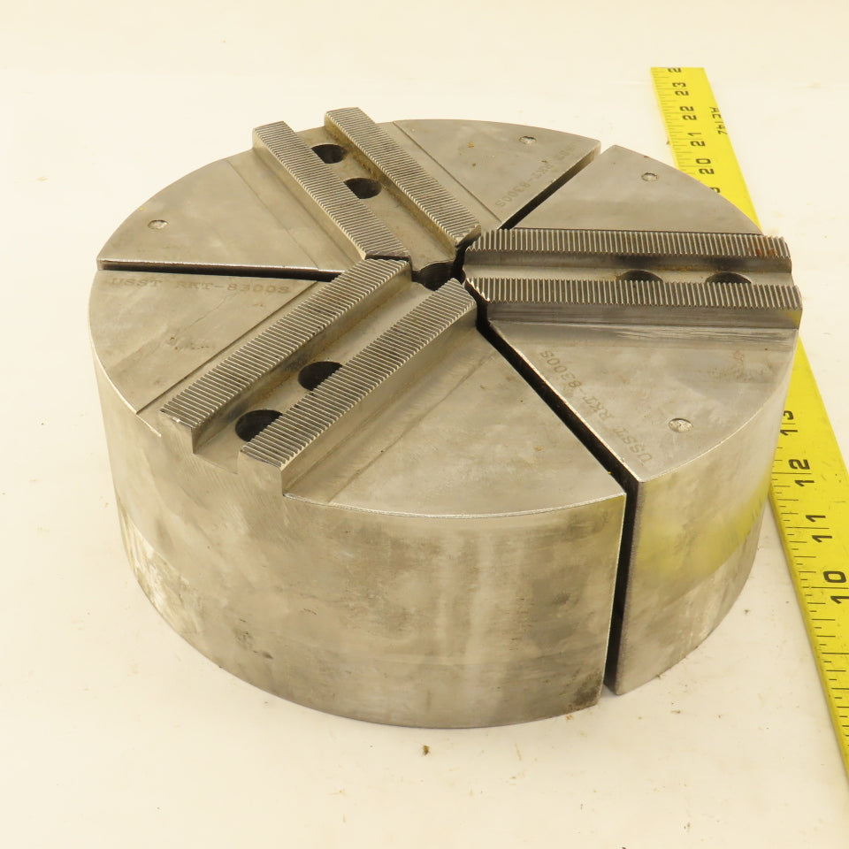 USST RKT-8300S Steel Round Lathe Jaws for 8" Kitagawa Chuck  3" HT 3PC Set