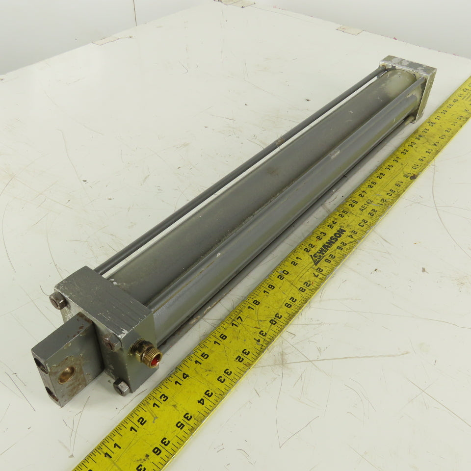 HE&M Blade Feed Dampening Cylinder 2-1/2"" Bore From a Horizontal Pivot Band Saw