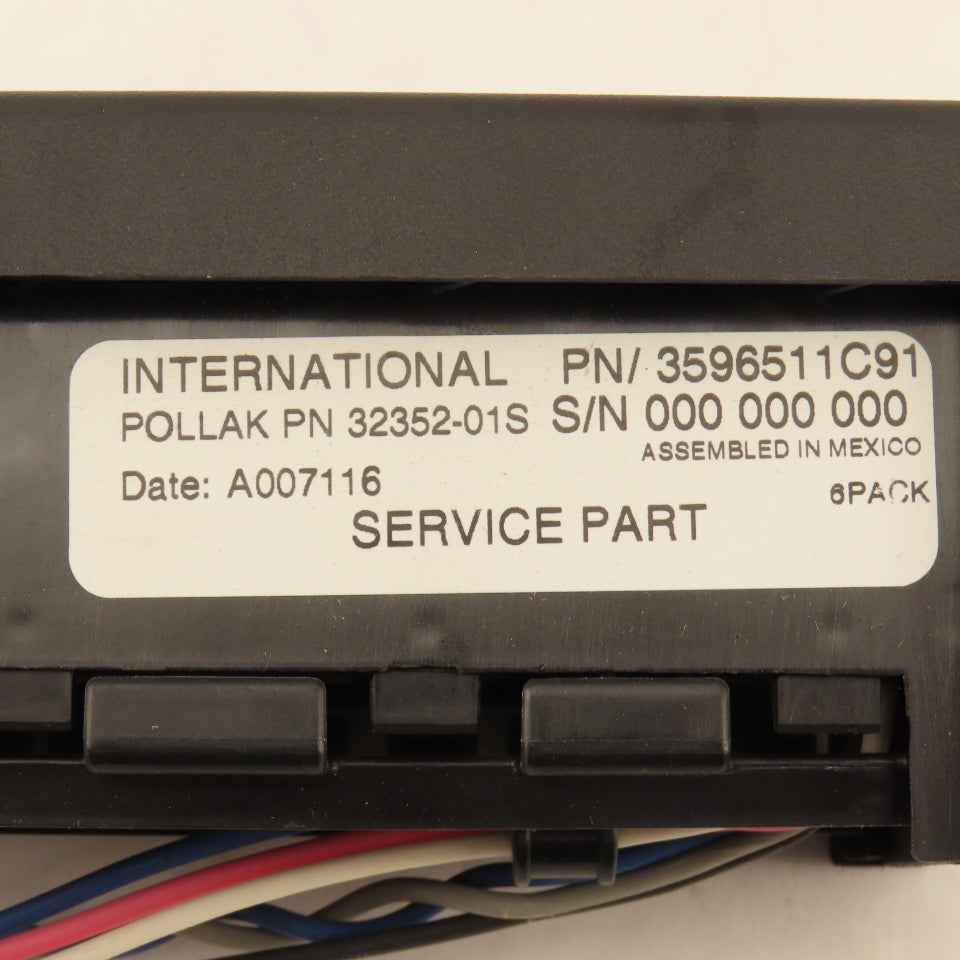 International 3596511C91 6 Spot Switch Housing