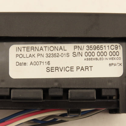 International 3596511C91 6 Spot Switch Housing