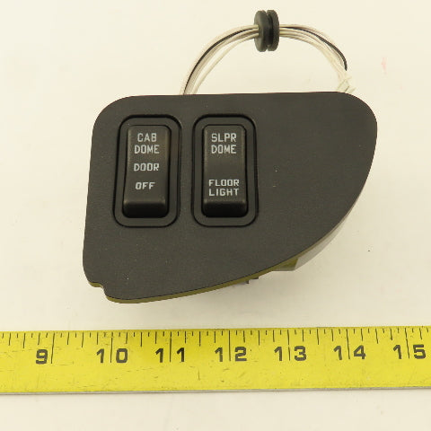International Truck Cab Lighting Switch Cluster Cab Sleeper Dome Floor
