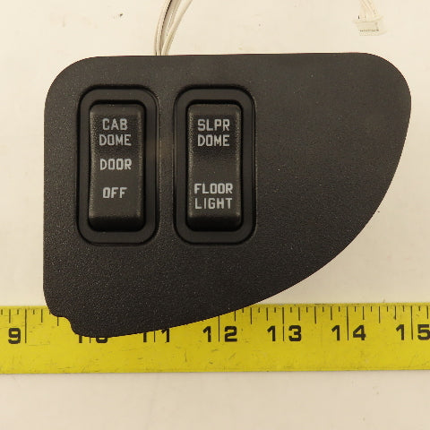 International Truck Cab Lighting Switch Cluster Cab Sleeper Dome Floor
