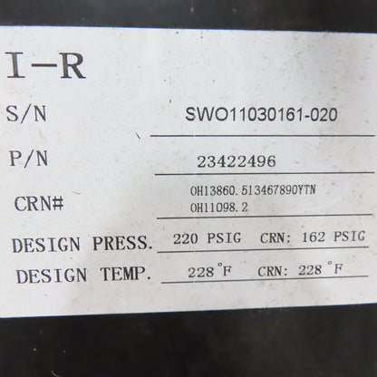 Ingersoll Rand 23422496 Compressor Oil Cooler Radiator 40-5/8"H x 40"W