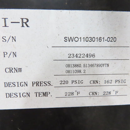 Ingersoll Rand 23422496 Compressor Oil Cooler Radiator 40-5/8"H x 40"W