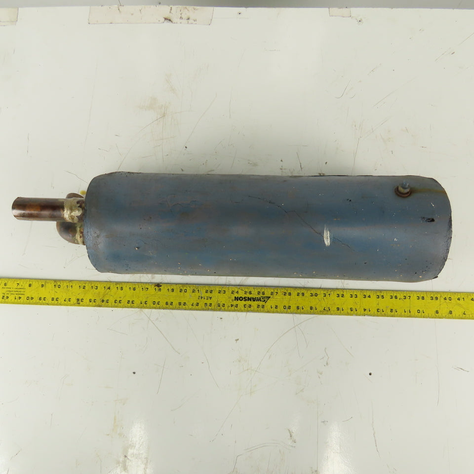 2-1/2 Gallon Steel Storage Oil Tank 1-1/2" Sweat Copper Ports